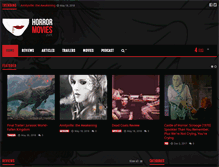 Tablet Screenshot of horrormovies.net
